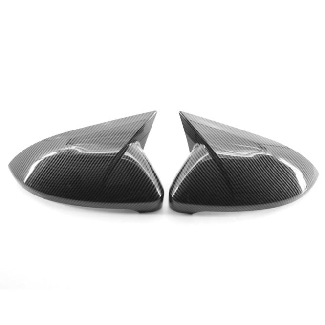 Other Accessories | 2PCS Side Mirror Cover Trim Replacement For VW Golf 7 7.5 MK7 7.5 GTI R 14-19 Carbon Fiber Car Repair & Maintenance Carbon Fiber