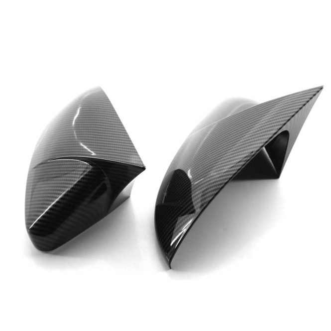 Other Accessories | 2PCS Side Mirror Cover Trim Replacement For VW Golf 7 7.5 MK7 7.5 GTI R 14-19 Carbon Fiber Car Repair & Maintenance Carbon Fiber