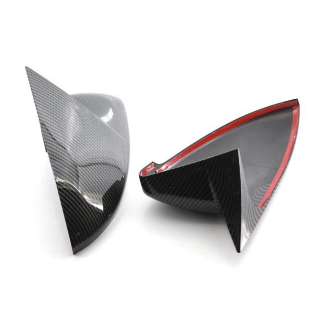 Other Accessories | 2PCS Side Mirror Cover Trim Replacement For VW Golf 7 7.5 MK7 7.5 GTI R 14-19 Carbon Fiber Car Repair & Maintenance Carbon Fiber