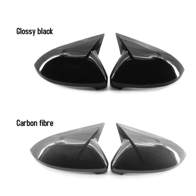 Other Accessories | 2PCS Side Mirror Cover Trim Replacement For VW Golf 7 7.5 MK7 7.5 GTI R 14-19 Carbon Fiber Car Repair & Maintenance Carbon Fiber