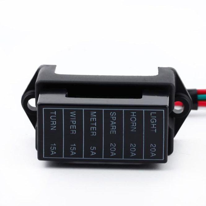 Other Accessories | 6 Way DC32V Circuit Car Trailer Auto Blade Fuse Box Block Holder Black Car Repair & Maintenance Black