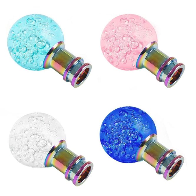 Other Accessories | Acrylic Crystal Bubble Shift Knob Round Ball Shift Knob Transparent Gear Shifter Dark Blue Dark Blue Car Repair & Maintenance Dark Blue