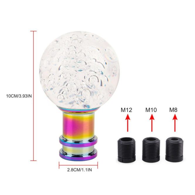 Other Accessories | Acrylic Crystal Bubble Shift Knob Round Ball Shift Knob Transparent Gear Shifter Dark Blue Dark Blue Car Repair & Maintenance Dark Blue