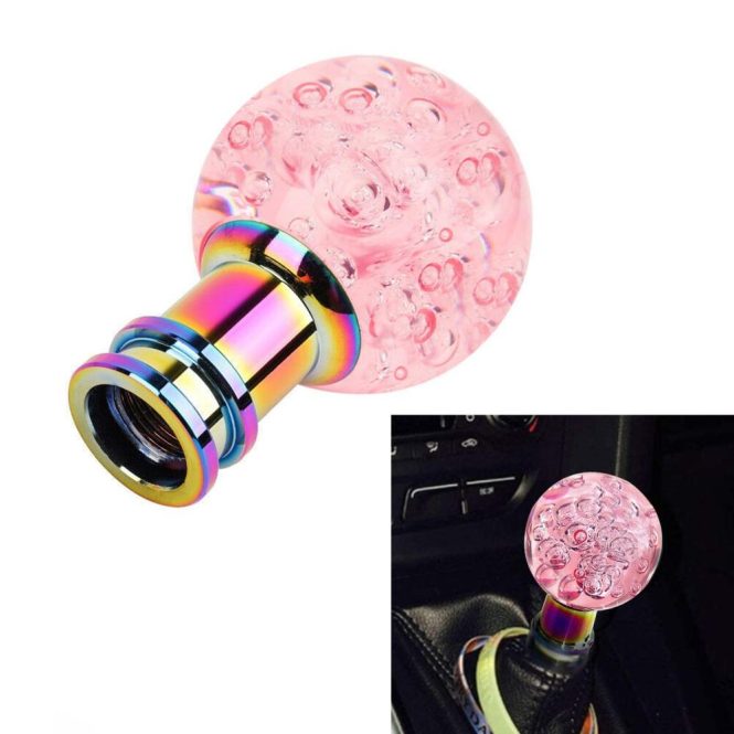 Other Accessories | Acrylic Crystal Bubble Shift Knob Round Ball Shift Knob Transparent Gear Shifter Dark Blue Pink Car Repair & Maintenance Other Accessories