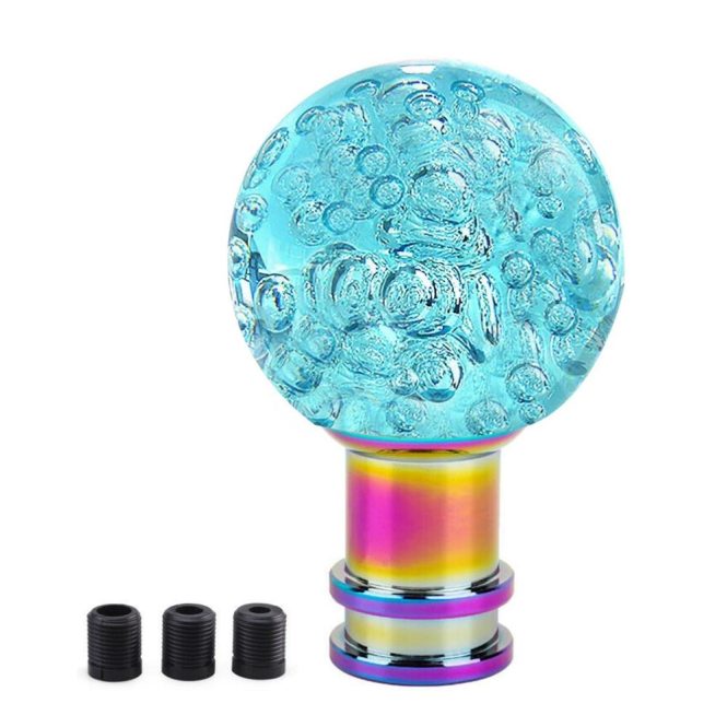 Other Accessories | Acrylic Crystal Bubble Shift Knob Round Ball Shift Knob Transparent Gear Shifter Dark Blue Sky Blue Car Repair & Maintenance Other Accessories