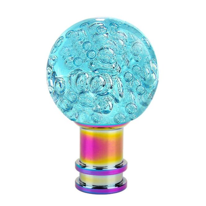 Other Accessories | Acrylic Crystal Bubble Shift Knob Round Ball Shift Knob Transparent Gear Shifter Dark Blue Sky Blue Car Repair & Maintenance Other Accessories