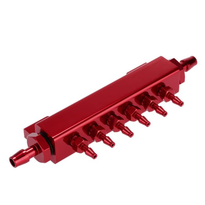 Other Accessories | Aluminum Alloy Vacuum Manifold Kits Red Car Repair & Maintenance Other Accessories