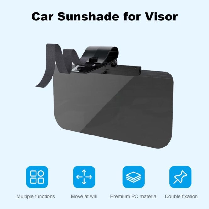 Other Accessories | Anti Sun Glare Sun Visor for Car, Prevent Glare,Sun Visor Extender UV Goggles for Cars, Car Sunshade for Visor Black Car Repair & Maintenance Black