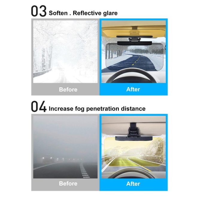 Other Accessories | Anti Sun Glare Sun Visor for Car, Prevent Glare,Sun Visor Extender UV Goggles for Cars, Car Sunshade for Visor Black Car Repair & Maintenance Black