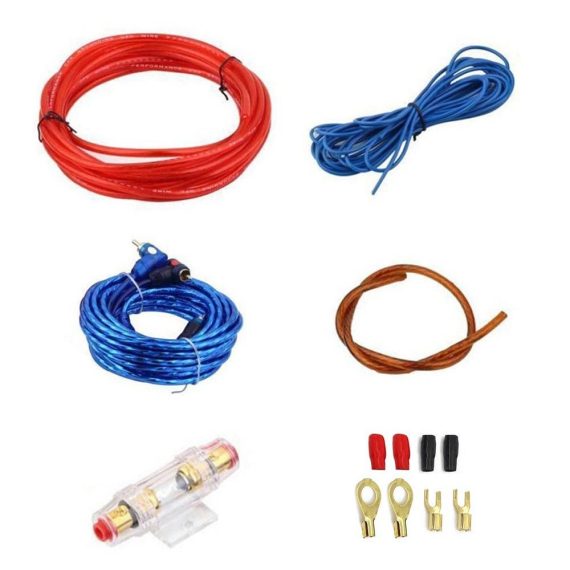 Other Accessories | Car Audio Wiring Kit 8 Gauge Power Amplifier Installation Wiring Wire Control Cable for Car Audio Subwoofer Speaker Multicolor Car Repair & Maintenance Multicolor