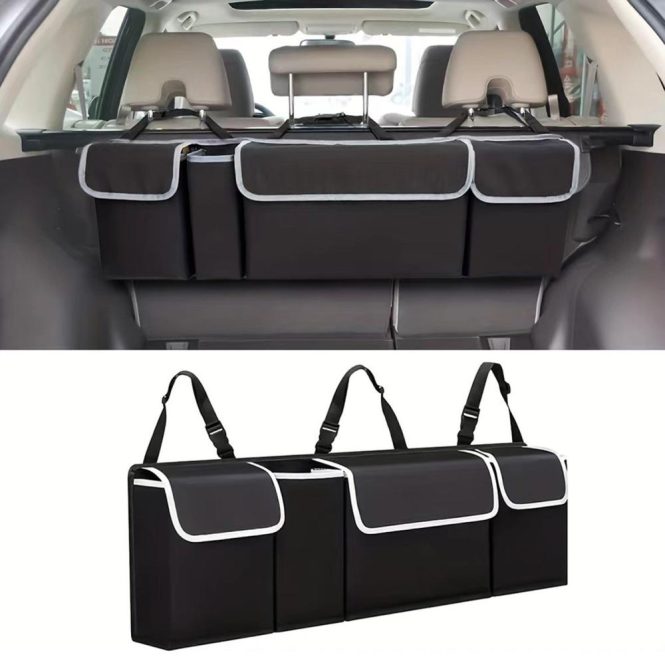 Other Accessories | Car Backseat Trunk Organizer Car Trunk Organizer and Storage Backseat Hanging Organizer for SUV Truck Black Car Repair & Maintenance Black