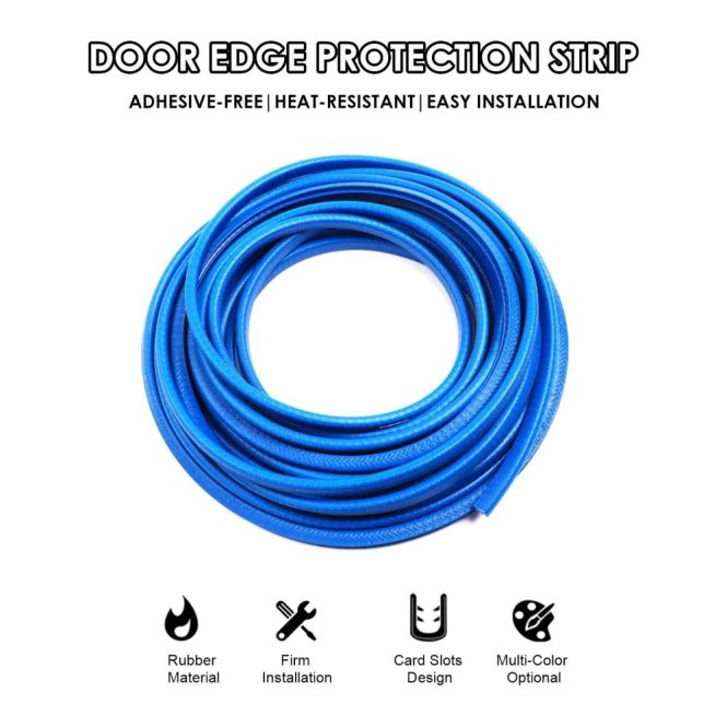 Other Accessories | Car Door Edges Guards Cover U-Shaped Rubber Seal Protector Auto Flexible Anti-Collision Door Edges Trim Protection Strips Black Car Repair & Maintenance Black