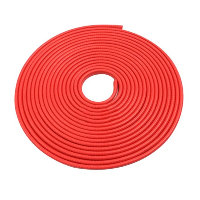 Other Accessories | Car Door Edges Guards Cover U-Shaped Rubber Seal Protector Auto Flexible Anti-Collision Door Edges Trim Protection Strips Red Car Repair & Maintenance Other Accessories