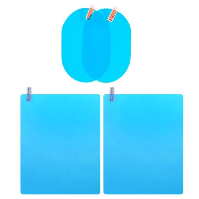 Other Accessories | Car Rear View Mirror Film Side Window Protective Film HD Anti-Fog Anti-Scratch Rainproof Waterproof  for Rear View and Side Window Sky Blue Car Repair & Maintenance Other Accessories