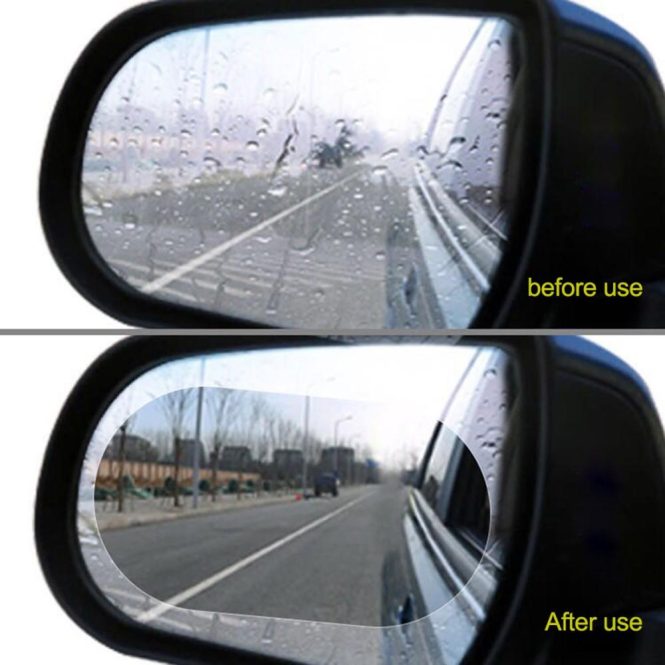 Other Accessories | Car Rear View Mirror Film Side Window Protective Film HD Anti-Fog Anti-Scratch Rainproof Waterproof  for Rear View and Side Window Sky Blue Car Repair & Maintenance Other Accessories