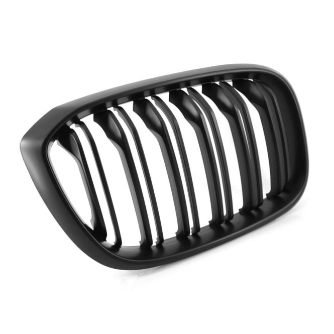 Other Accessories | Double Slat Front Kidney Grille Grill Black Replacement for BMW G01 X3 G02 X4 2018-2020 Black Car Repair & Maintenance Black