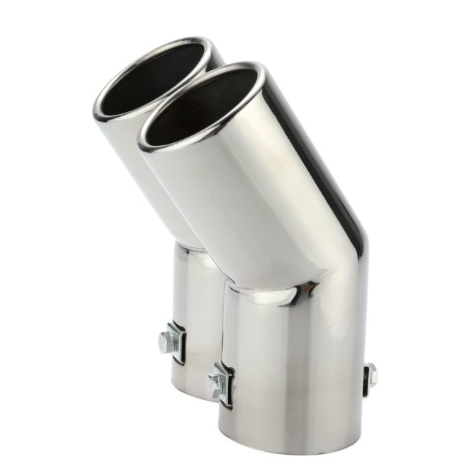 Other Accessories | Dual Pipes Stainless Steel Exhaust Tail Pipes Car Repair & Maintenance Other Accessories