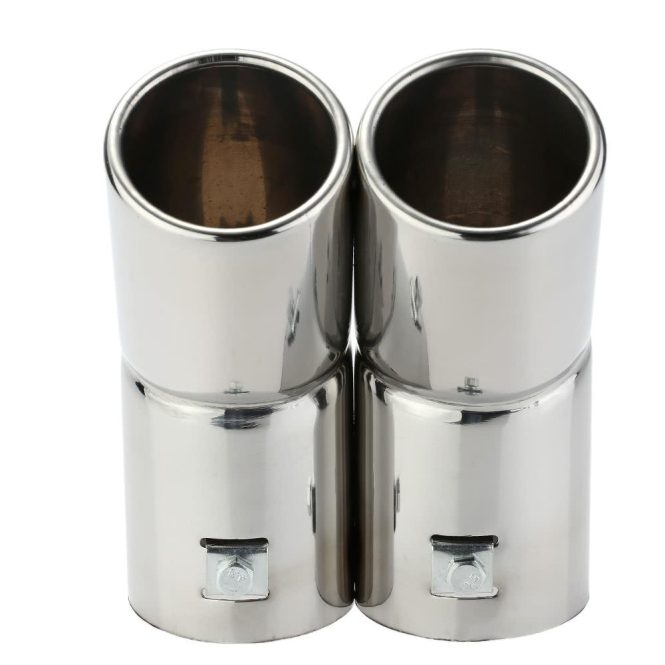 Other Accessories | Dual Pipes Stainless Steel Exhaust Tail Pipes Car Repair & Maintenance Other Accessories