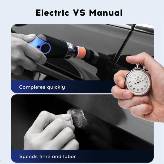 Other Accessories | Electric Car Polisher Kit Mini Portable Automobile Grinding Scratch Repairing Machine Set for Car Buffing/Polishing/Sanding/Waxing Car Repair & Maintenance Other Accessories