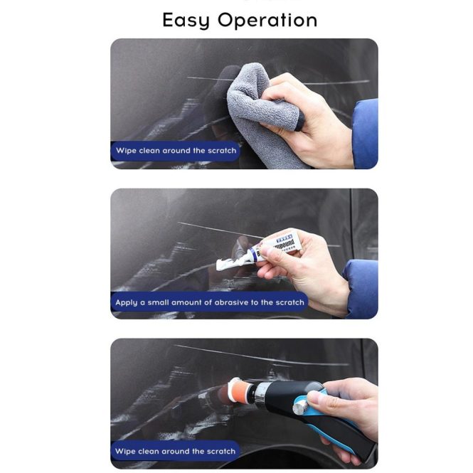 Other Accessories | Electric Car Polisher Kit Mini Portable Automobile Grinding Scratch Repairing Machine Set for Car Buffing/Polishing/Sanding/Waxing Car Repair & Maintenance Other Accessories