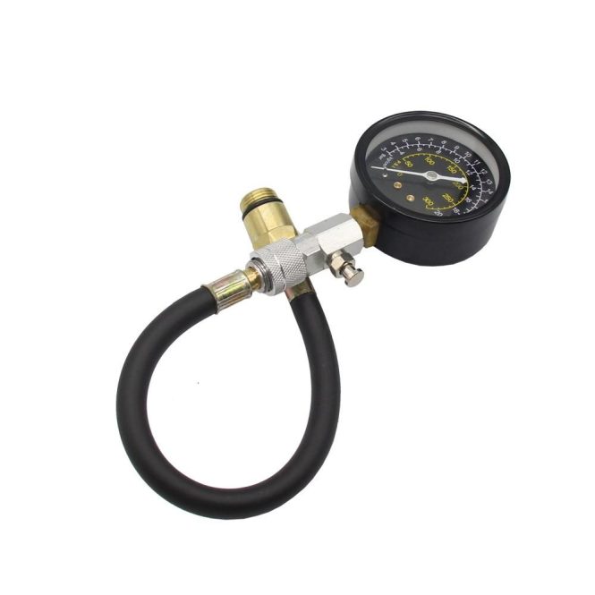 Other Accessories | Engine Cylinder Compressions Tester Kit 0-300PSI Pressure Gauge Check Test Tool Automotive Repairing Tool Black Car Repair & Maintenance Black