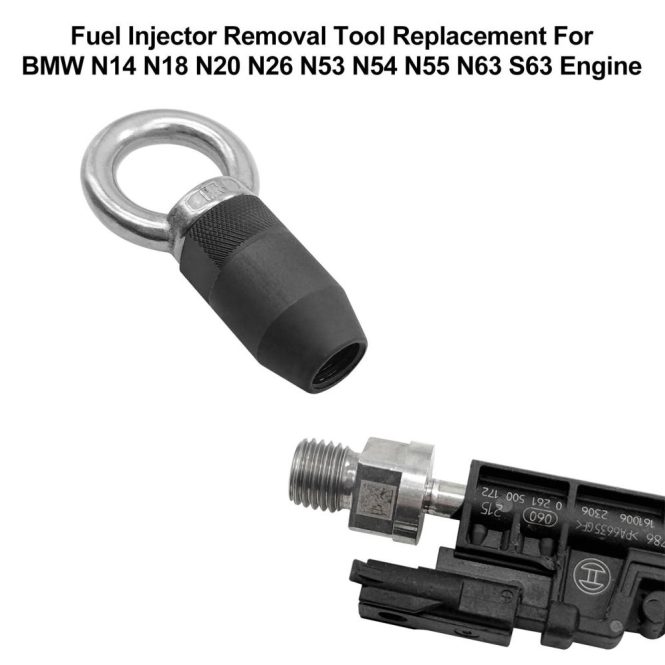 Other Accessories | Fuel Injector Removal Tool Replacement For BMW N14 N18 N20 N26 N53 N54 N55 N63 S63 Black Car Repair & Maintenance Black