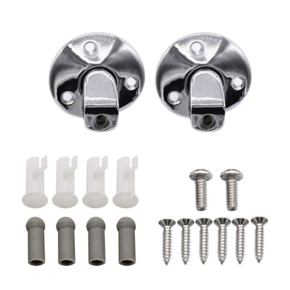 Other Accessories | One Pair Sunvisor Support Brackets Kit Chrome with Screws Bushing Silver Car Repair & Maintenance Other Accessories