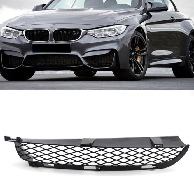 Other Accessories | Right Front Grilles Upper Bumper Mesh Grille Replacement for BMW X5 E53 LCI 2003-2006 Black Car Repair & Maintenance Black