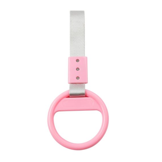 Other Accessories | Round-shaped Car Rear Bumper Warning Ring Hand Strap Decorative Warning Loops Train Bus Handle Hand Strap for Car Interior Exterior Decoration Pink Car Repair & Maintenance Other Accessories