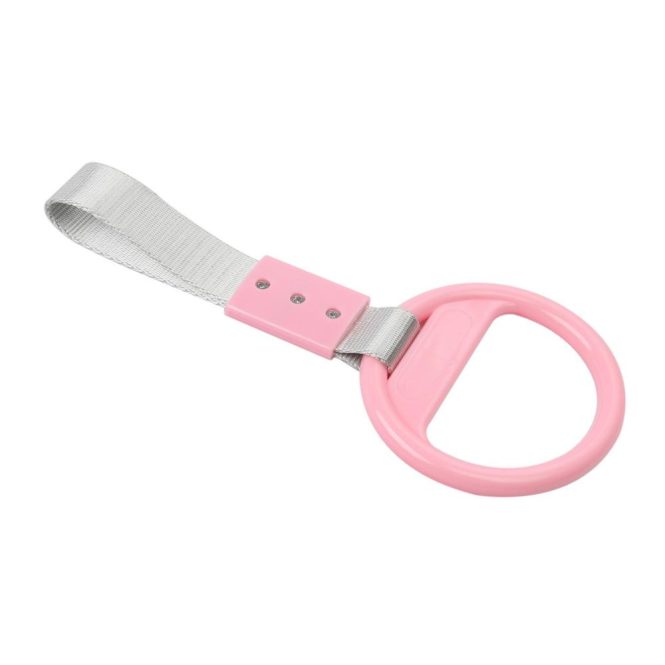 Other Accessories | Round-shaped Car Rear Bumper Warning Ring Hand Strap Decorative Warning Loops Train Bus Handle Hand Strap for Car Interior Exterior Decoration Pink Car Repair & Maintenance Other Accessories