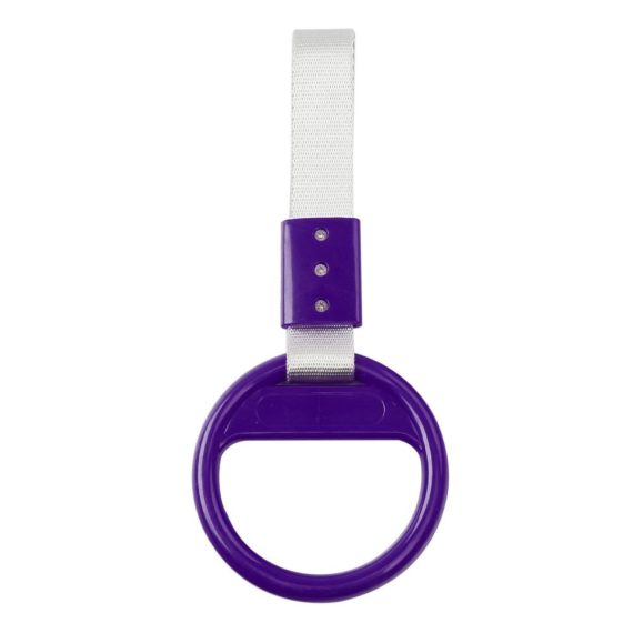 Other Accessories | Round-shaped Car Rear Bumper Warning Ring Hand Strap Decorative Warning Loops Train Bus Handle Hand Strap for Car Interior Exterior Decoration Purple Car Repair & Maintenance Other Accessories