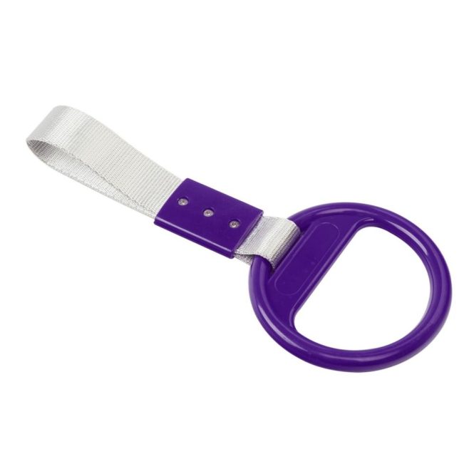 Other Accessories | Round-shaped Car Rear Bumper Warning Ring Hand Strap Decorative Warning Loops Train Bus Handle Hand Strap for Car Interior Exterior Decoration Purple Car Repair & Maintenance Other Accessories