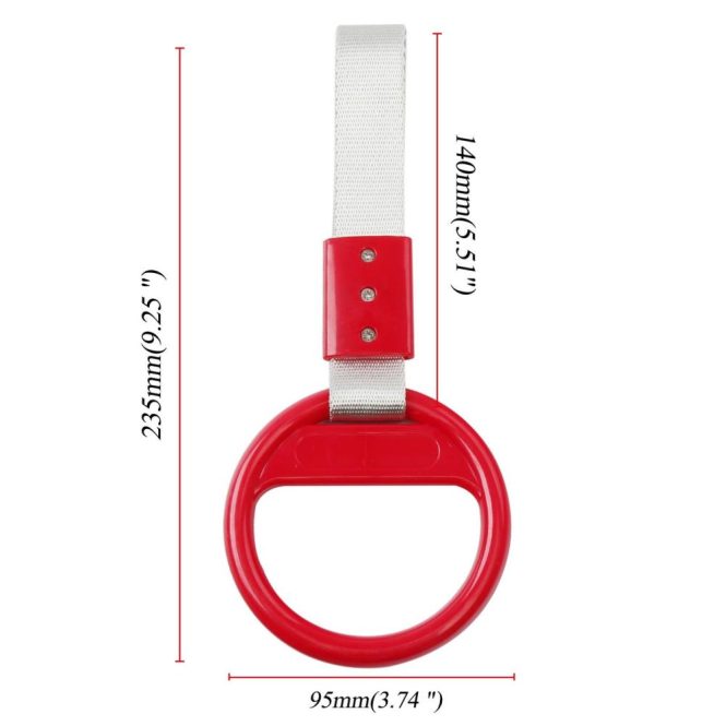 Other Accessories | Round-shaped Car Rear Bumper Warning Ring Hand Strap Decorative Warning Loops Train Bus Handle Hand Strap for Car Interior Exterior Decoration Purple Car Repair & Maintenance Other Accessories