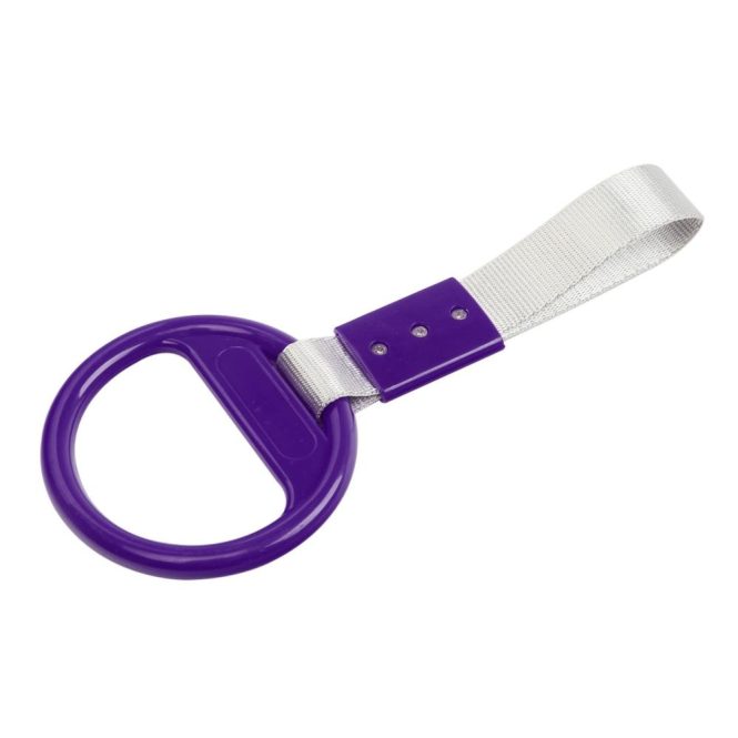 Other Accessories | Round-shaped Car Rear Bumper Warning Ring Hand Strap Decorative Warning Loops Train Bus Handle Hand Strap for Car Interior Exterior Decoration Purple Car Repair & Maintenance Other Accessories