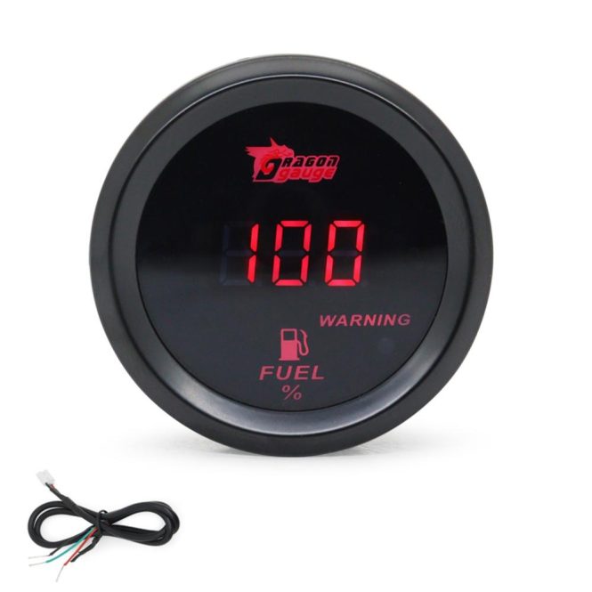 Other Accessories | Universal 12V2inch 52MM 52MM Digital Display Car Fuel Level Gauge 240-33 Ohms Red Car Repair & Maintenance Other Accessories