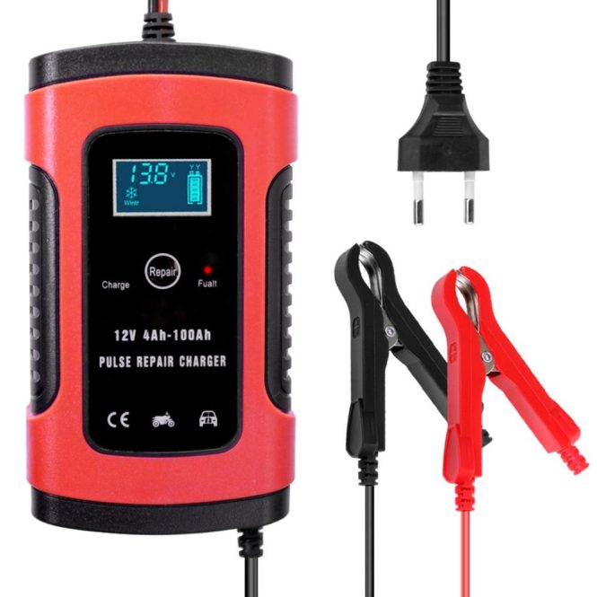 Other Car Gadgets | 12V 6A  Full Automatic Car Battery Charger Intelligent Fast Power Charging Pulse Repair Charger eu Car Electronics Other Car Gadgets