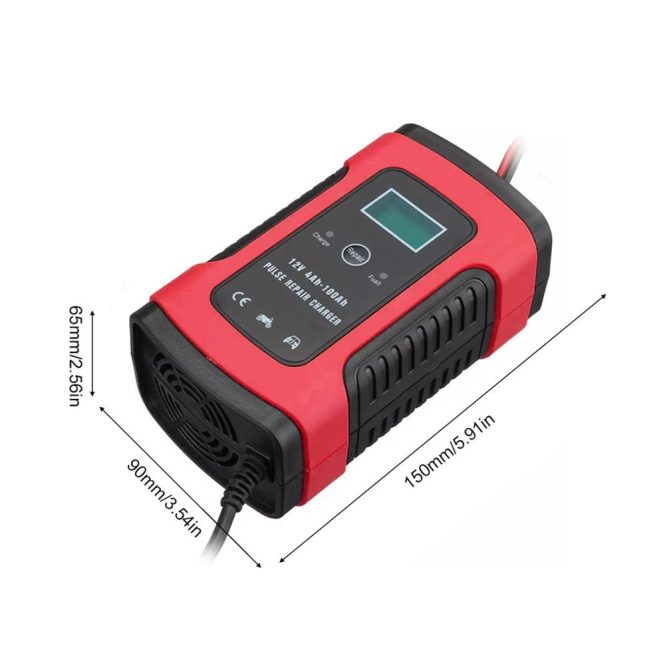 Other Car Gadgets | 12V 6A  Full Automatic Car Battery Charger Intelligent Fast Power Charging Pulse Repair Charger eu Car Electronics Other Car Gadgets