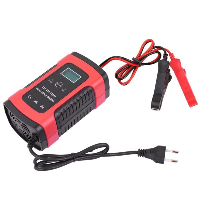 Other Car Gadgets | 12V 6A  Full Automatic Car Battery Charger Intelligent Fast Power Charging Pulse Repair Charger eu Car Electronics Other Car Gadgets