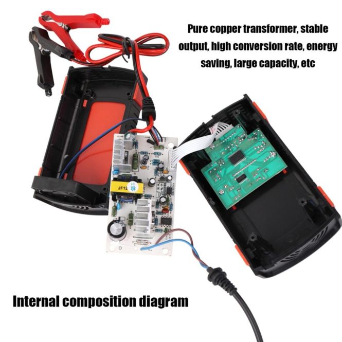 Other Car Gadgets | 12V 6A  Full Automatic Car Battery Charger Intelligent Fast Power Charging Pulse Repair Charger eu Car Electronics Other Car Gadgets