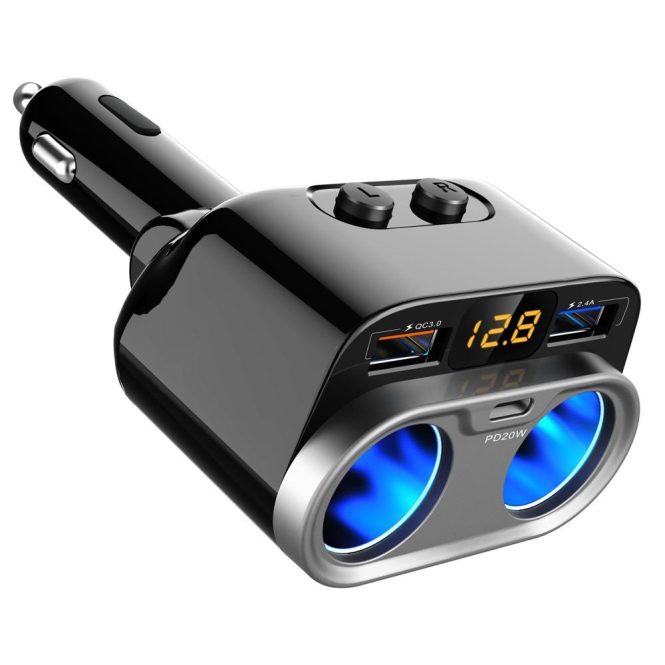 Other Car Gadgets | 150W Car Chargers PD+QC3.0 Quick Charge Adapter Black Car Electronics Black