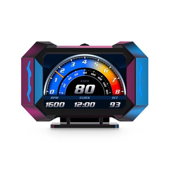 Other Car Gadgets | 3.5 Inches Universal Car Head Up Display OBDⅡ GPS Speedometer with Speedup Test Brake Test Overspeed Alarm LCD Display Black Car Electronics Black