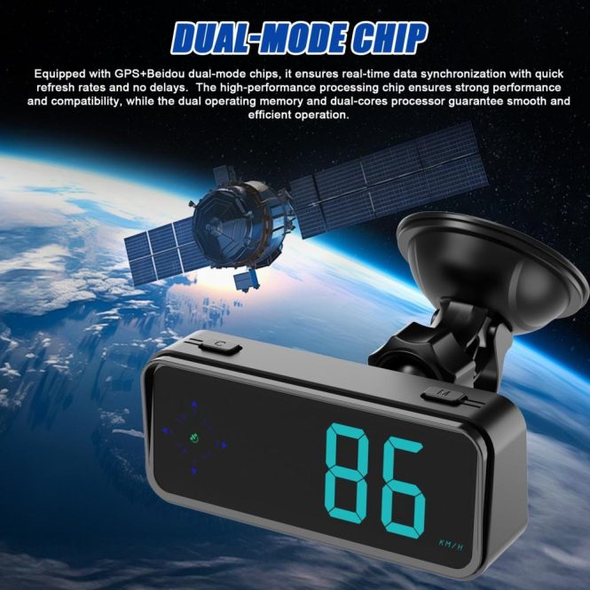 Other Car Gadgets | Car Headup Display GPS Digital Speedometer KM/H MPH Switchable Black Car Electronics Black