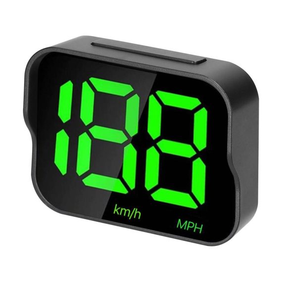 Other Car Gadgets | Car Headup Display GPS Digital Speedometer with LED Large Font Display KMH/MPH Switchable for Car Truck SUV Motorcycle Black Car Electronics Black