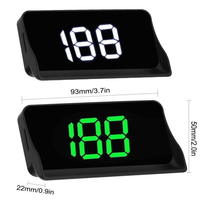 Other Car Gadgets | Car Headup Display Windshield Projection Heads Up Display LED Digital Speedometer with Reflective Film for Car Truck SUV RV Green Car Electronics Green