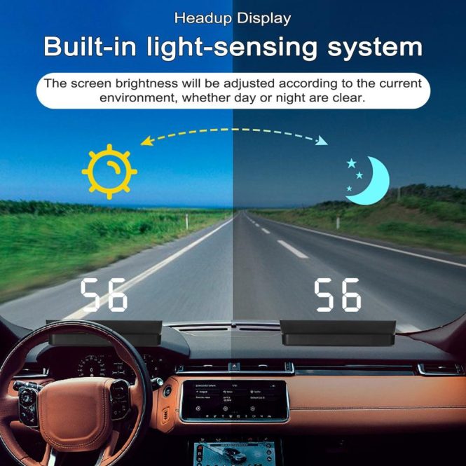 Other Car Gadgets | Car Headup Display Windshield Projection Heads Up Display LED Digital Speedometer with Reflective Film for Car Truck SUV RV Green Car Electronics Green