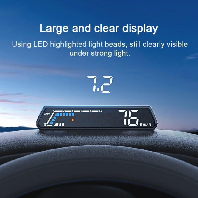 Other Car Gadgets | Car Speedometer Digital Display Black Car Electronics Black