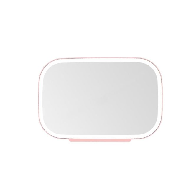 Other Car Gadgets | Car Sun Visor Mirror with LED Lights Makeup Sun-shading Cosmetic Mirror Adjustable Vanity Mirror on Automobile Touch Screen Make Up Mirror Pink Car Electronics Other Car Gadgets