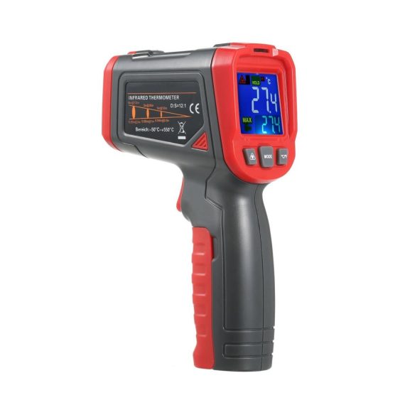 Other Car Gadgets | Infrared Temperature Measuring Gun LCD Digital Display Industrial Thermometer No Touch Gun Thermometer ℃/ ℉ Switchable Black Car Electronics Black