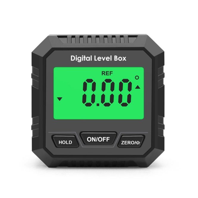 Other Car Gadgets | Mini Digital Inclinometer Protractor/Inclinometer/Level  3 IN 1 Angle Finder Angle Meter/Bevel Gauge 90° Gauge Digital Level Box for 4 x 90 Degree Measuring Range Black Car Electronics Black