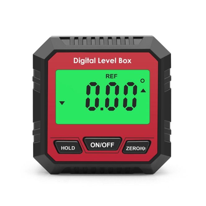 Other Car Gadgets | Mini Digital Inclinometer Protractor/Inclinometer/Level  3 IN 1 Angle Finder Angle Meter/Bevel Gauge 90° Gauge Digital Level Box for 4 x 90 Degree Measuring Range Red Car Electronics Other Car Gadgets